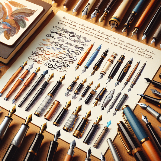 Illustration représentant :Comment bien choisir son stylo plume en fonction de son style d'écriture ?