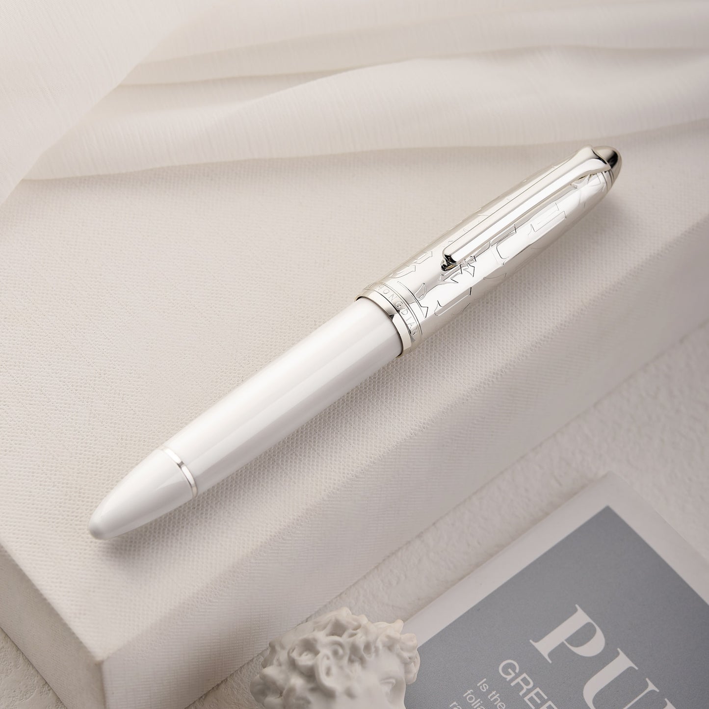 Stylo-plume HongDian N6 Blanc à Piston