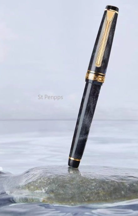 St Penpps Stylo-plume en or et Résine