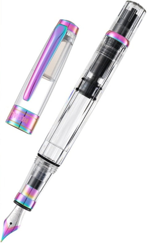 TWSBI 580 Stylo-plume à Piston, Corps Résine Transparent