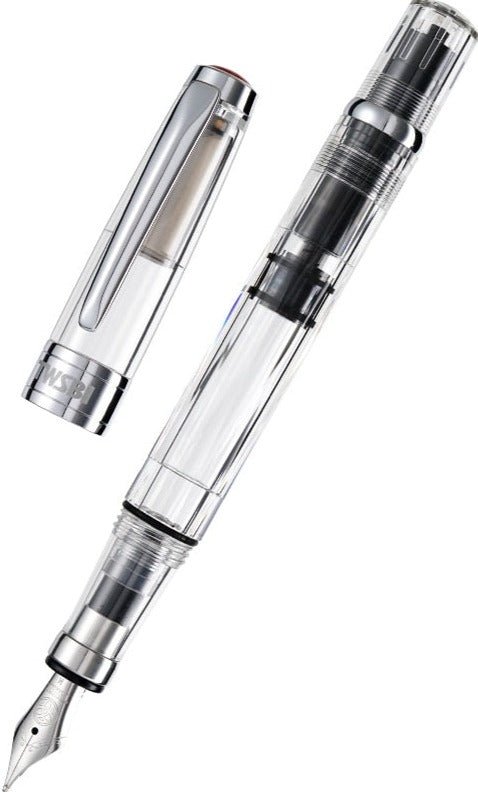 TWSBI 580 Stylo-plume à Piston, Corps Résine Transparent