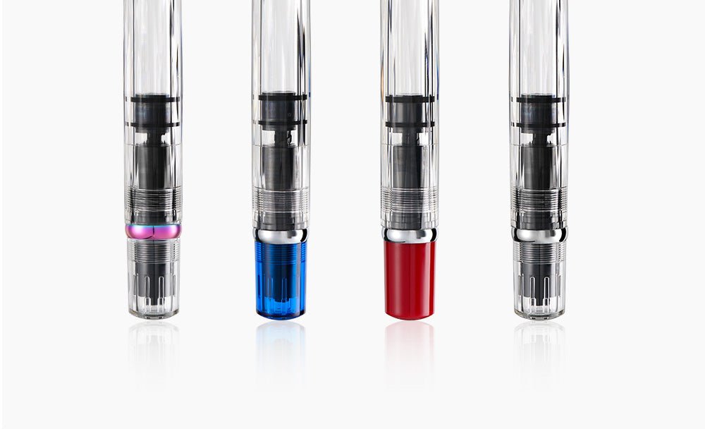 TWSBI 580 Stylo-plume à Piston, Corps Résine Transparent