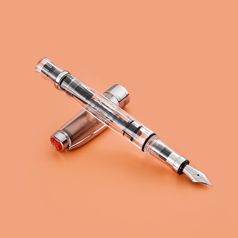 TWSBI 580 Stylo-plume à Piston, Corps Résine Transparent