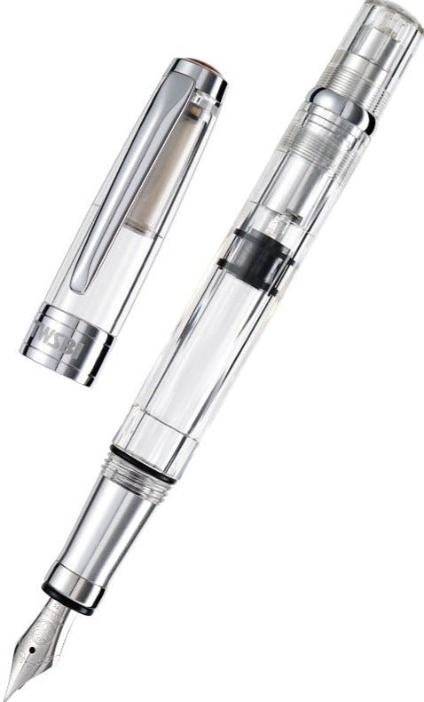 TWSBI 580 Stylo-plume à Piston, Corps Résine Transparent