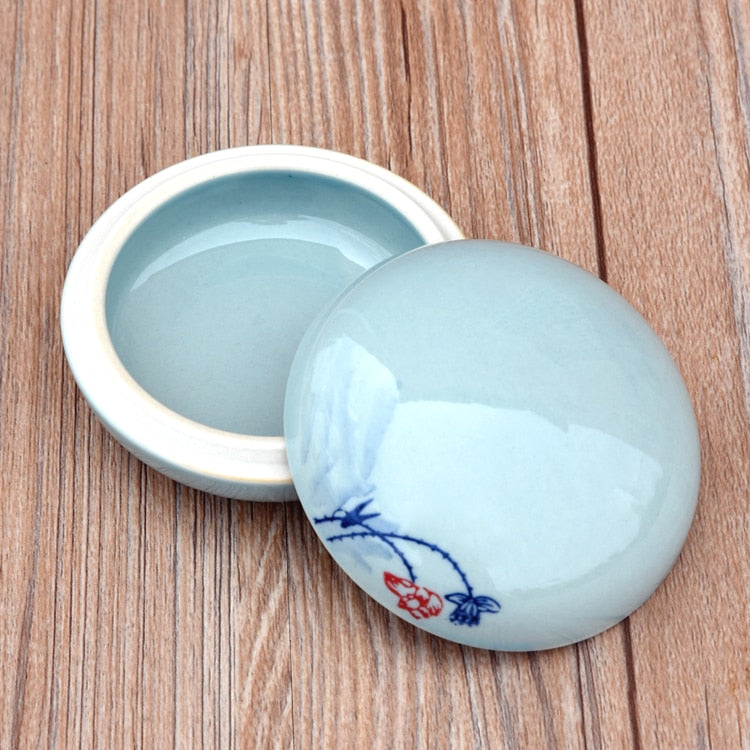 Encrier porcelaine